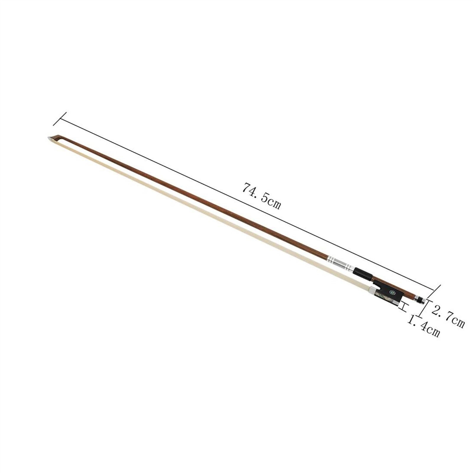 Ersatzbogen für Violine 4/4 Violine Bogen Fall Brasil Schachtelhalm Haar Ebenholz Schnitzereien Violine Instrumente Zubehör Geige Bogen