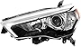 For Toyota 4Runner Headlight Lamp 2014 2015 2016 2017 2018 2019 2020 Halogen Black Trim Driver Left Side