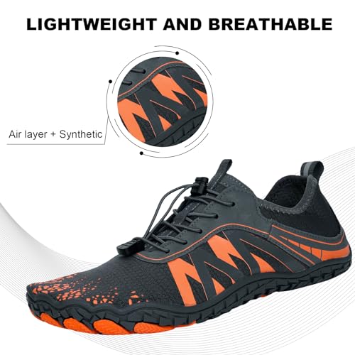 Image of Hike Barefoot Shoes for Men and Women, Professional Water Shoes, Barefoot Hiking Shoes for Travel, Wide Toe Box, Non-Slip, Breathable, No Dropping