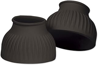 CENTAUR Double Thick Bottom Ribbed Bell Boots Black