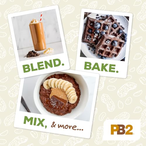 Image of PB2 Organic Powdered Peanut Butter | USDA Organic Certified, Non-GMO Project Verified, Gluten-Free Peanut Butter Powder | Vegan, Keto Friendly | 24oz Resealable Jar (Pack of 3)