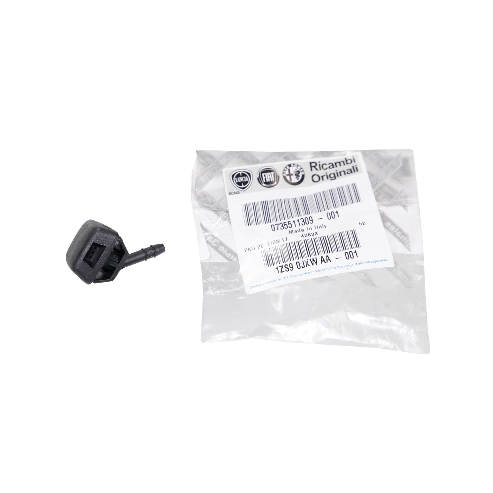 Fiat Scheibenwaschdüse Original - Schwarz, Ducato ab Bj. 2006, OE 735511309