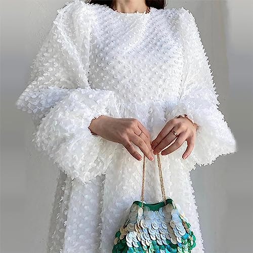 Robe longue grande taille et robe pull courte tendance pour femme