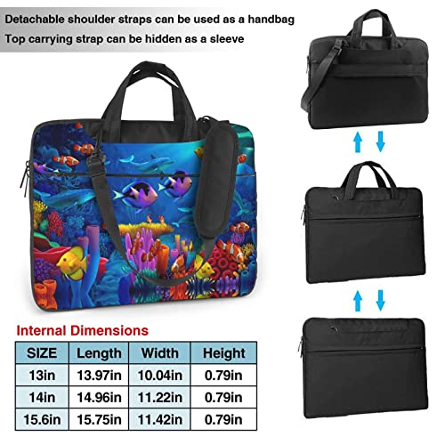 Bolsa para portátil con diseño de peces coloridos miniatura 4