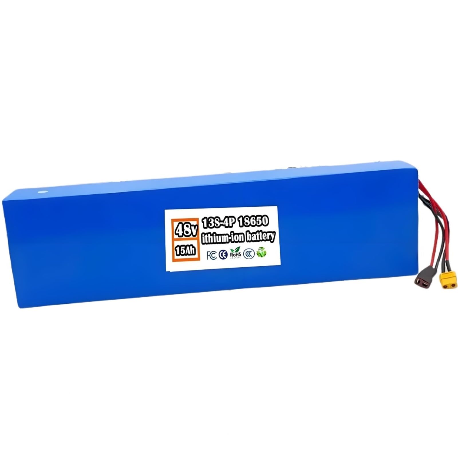 BOGJFC 48V 15Ah 13S4P 18650 Lithium Ion Battery Pack for Kugoo M4
