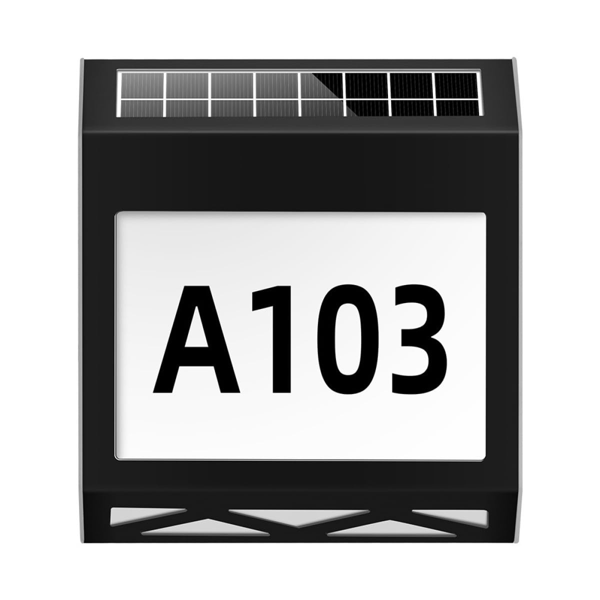 Homoyoyo Lampada Solare Per Numero Civico Strumento Di Illuminazione Led Luce Solare Per Esterni Numeri Civici Per Case Facile Da Installare e Usare