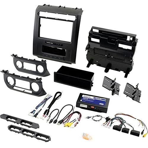 PAC RPK4-FD2101 RadioPro Radio Replacement Kit with Integrated Climate Controls for Select 2015 to...