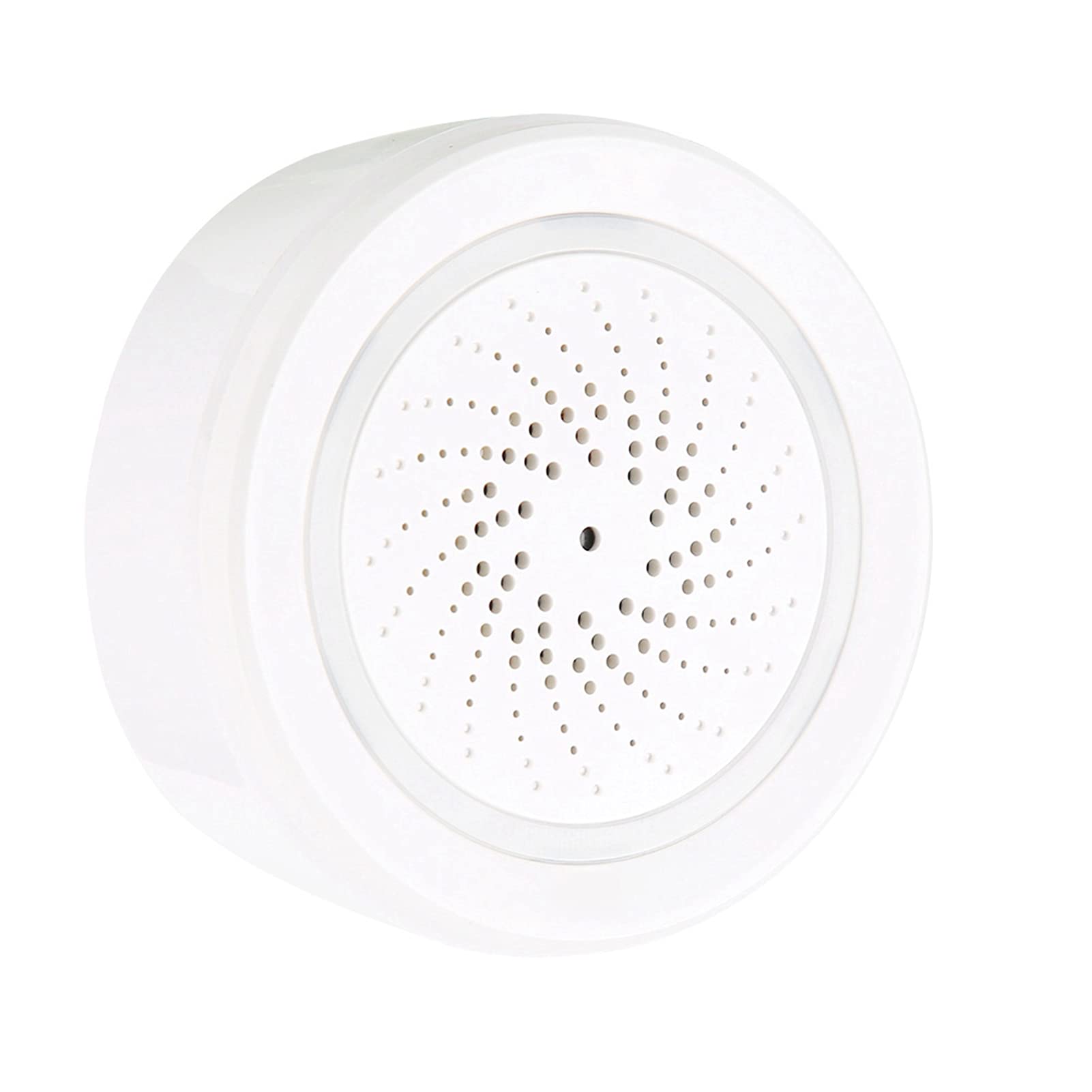 Tbest Alarma de Sirena WiFi Inteligente con Sensor de Temperatura y Humedad Sonido de 90dB USB CR123A Batería de Respaldo Alarma de Seguridad para el Hogar Control Remoto a Través de la Aplicación