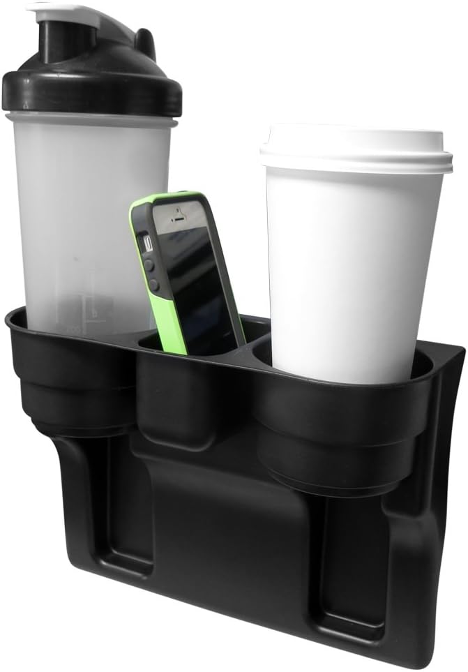 Evelots® Seat Wedge Cup Holder With Cell Phone Holder, Auto Accessories, 1