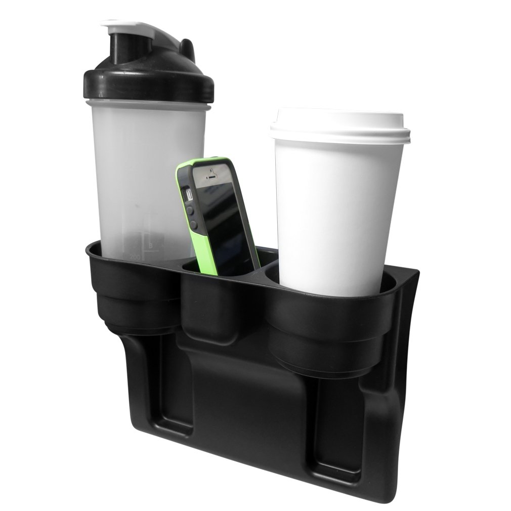 Evelots® Seat Wedge Cup Holder With Cell Phone Holder, Auto Accessories, 1