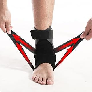 Dr. Segnini ANKLE BRACE COMPRESSION SUPPORT STABILIZER WRAP LACE UP PAIN RELIEF FOOTJVG-098 (XL)