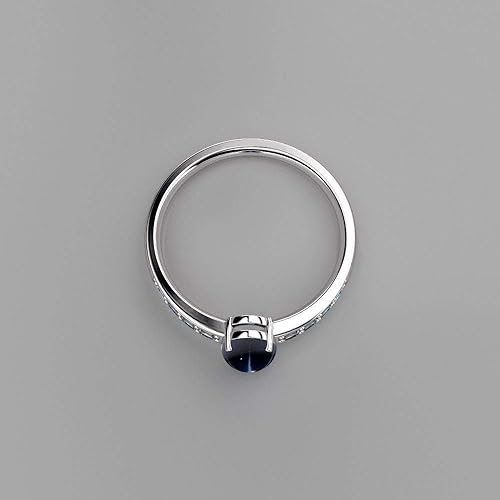 Miniatura 3 de Genuine Blue Star Sapphire Sterling Silver 925 Ring
