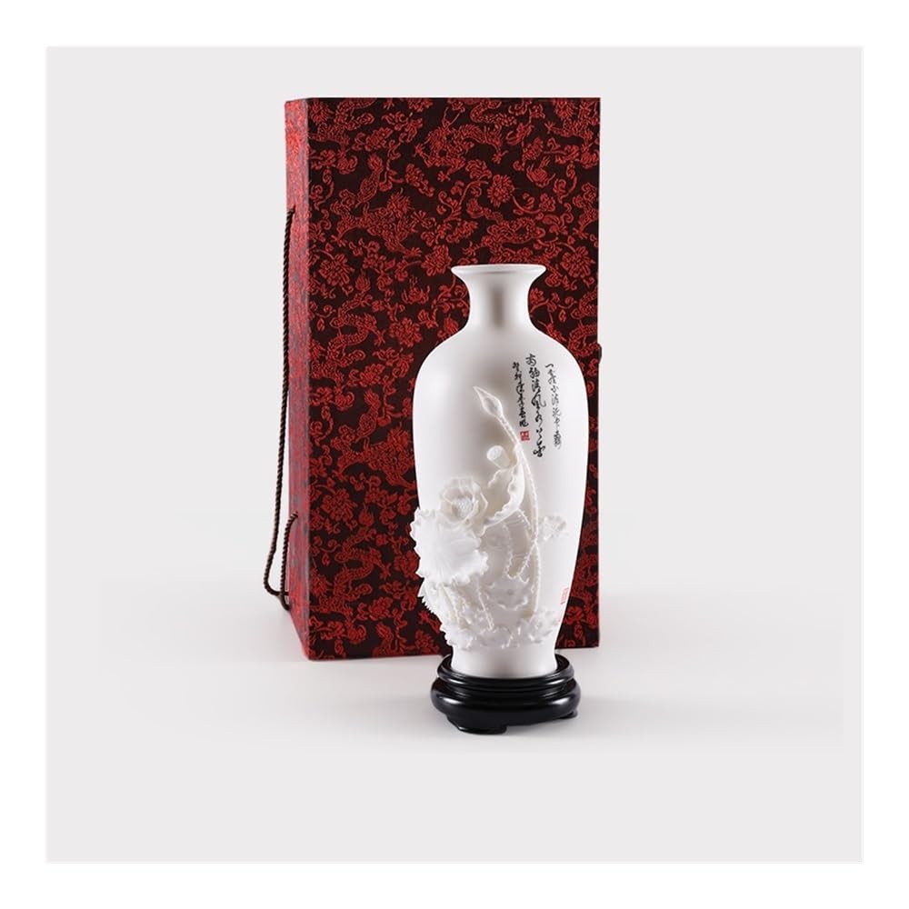 Vase en porcelaine blanche TUSUOD, le récipient idéal pour vos fleurs