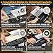 Mini Table Saw, Mini Multi Functional Table Saw for Crafts with Full Set of Accessories, 7-Speed Portable Desktop Saw for DIY, Cutting, Polishing, Engraving, Drilling for Woodworking,Plastic & Acrylic