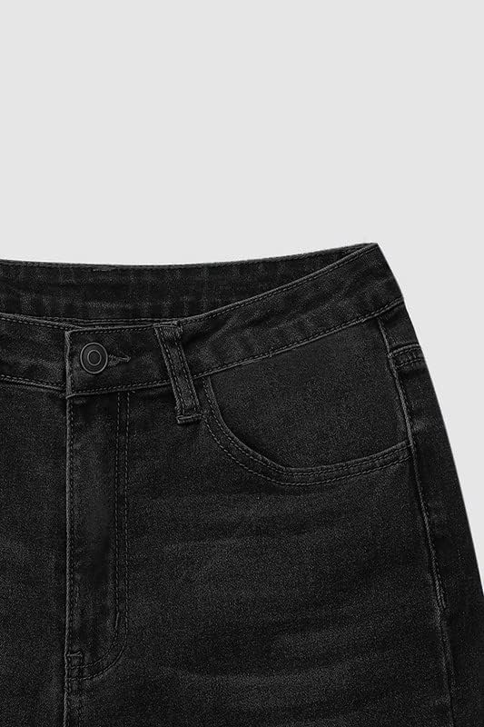 Vintage Bell Bottoms Flare Jeans for Women 90s High Waist Ripped Distressed Wide Leg High Rise Denim Pants - Image 6