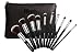 BEETLA Makeup Brush Set - Foundation Kabuki Powder Blush Concealer Kit - Premium Synthetic Bristles - 10 Piece Collection With Eye and Face Brushes