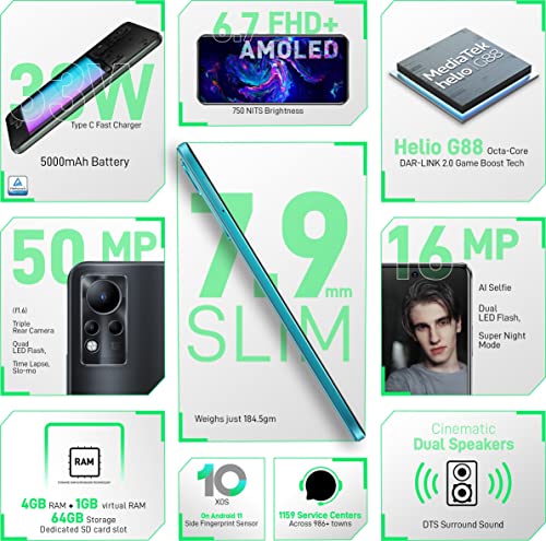 Image of Infinix Note 11 (Celestial Snow, 64 GB) (4 GB RAM)