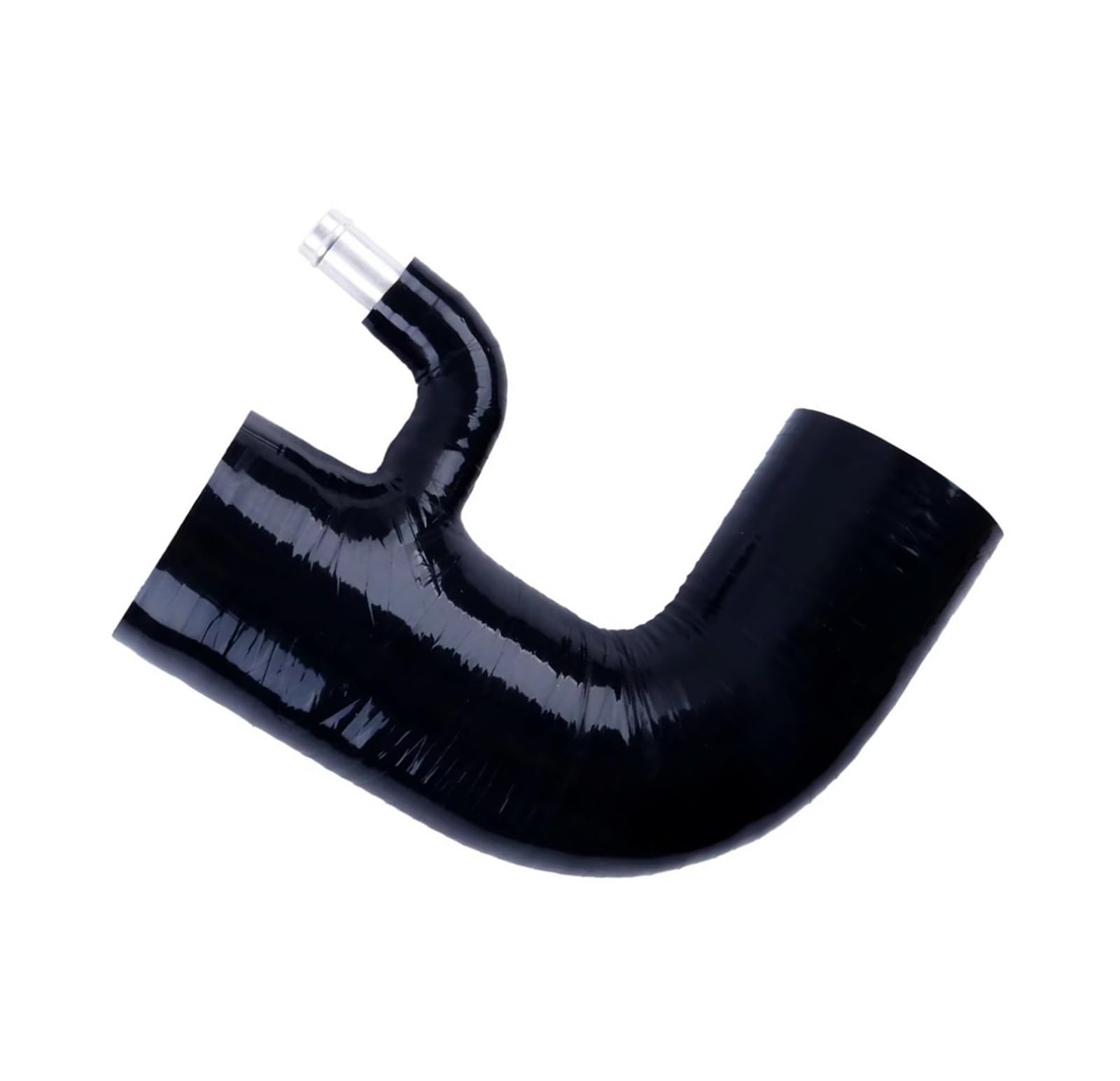Rcuihgfb Black Radiator Bypass Hose Compatible With C&Itroen For Saxo For Vts Silicone Engine Coolant Radiator Water Hose Induction Intake Pipe Replacement Parts(Black)