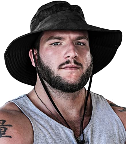 GearTOP Wide Brim Sun Hat for Men and Women - Mens Bucket Hats with UV...