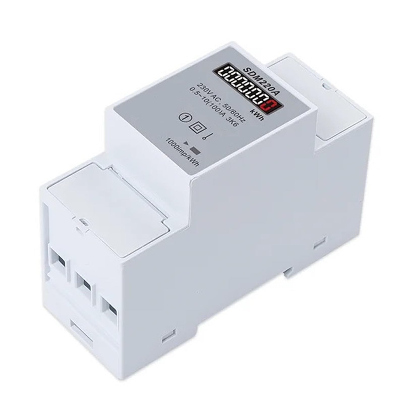 Contador de energía SDM220A Monofásico 220/230V 2P Potencia Watt Conexión Directa 100A