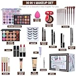 All in One Makeup Kit for Women Full Kit,Travel Makeup Set,Makeup Gift Set for Girls & Teen,Professional Makeup Kit Includes lash Clusters Kit Eyeshadow Lipstick Brow Pencil Eyeliner Brush Set - Image 2