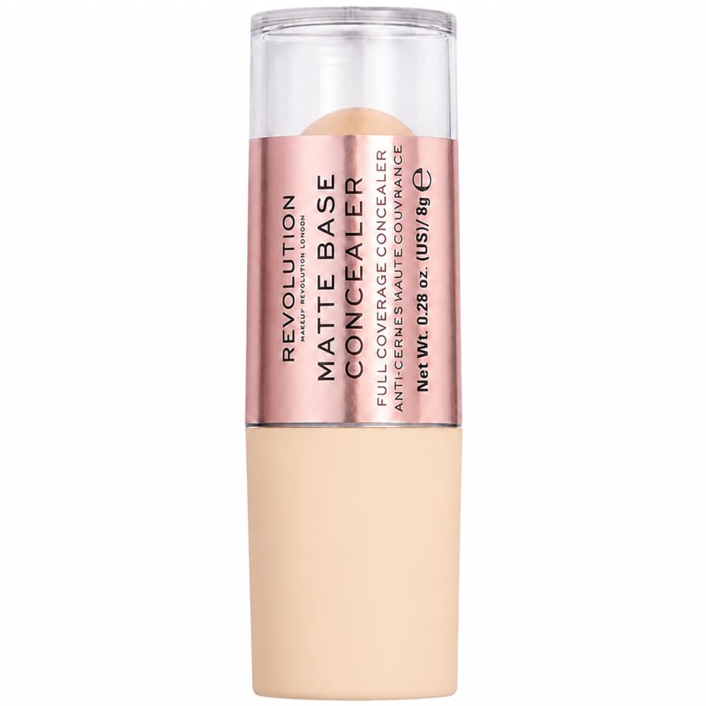 Makeup Revolution Matte Base Full Coverage Concealer Stick - C6.5