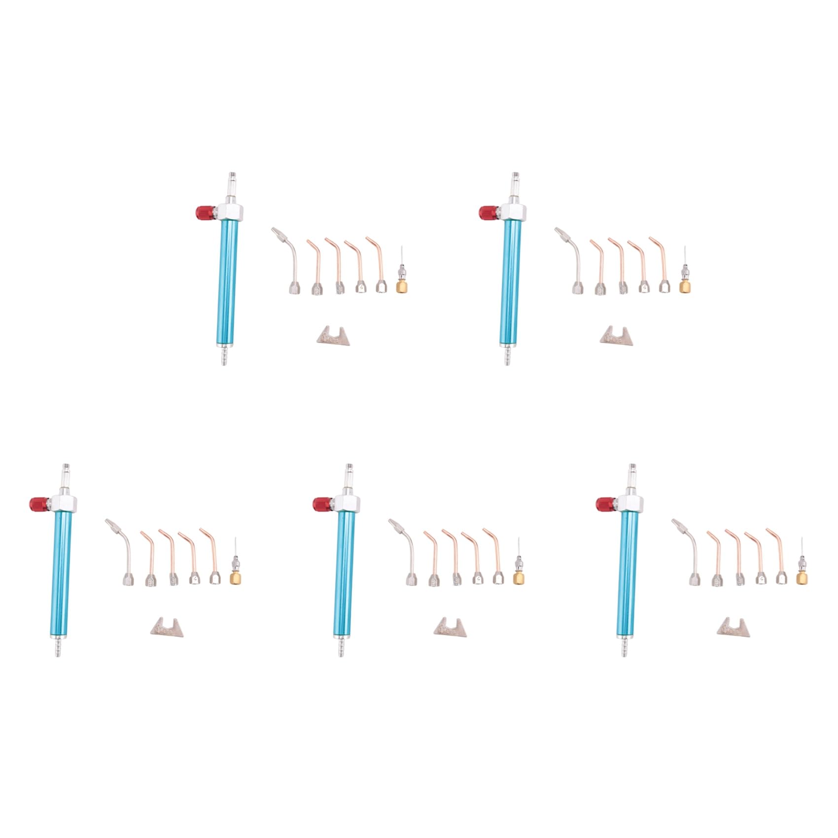 Jnchdghwa Blue 5X Jewelry Tool Water Oxygen Welding Torch With 5 Tips Jewelry Hydrogen Equipment Goldsmith's Tools