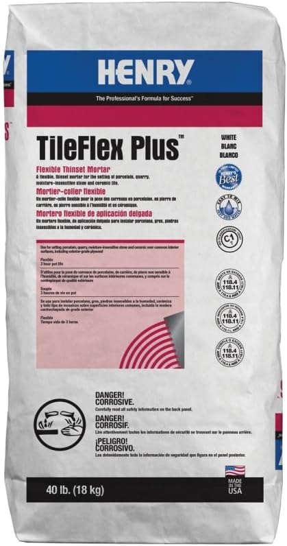 Mortar Thinset Flex White 50Lb