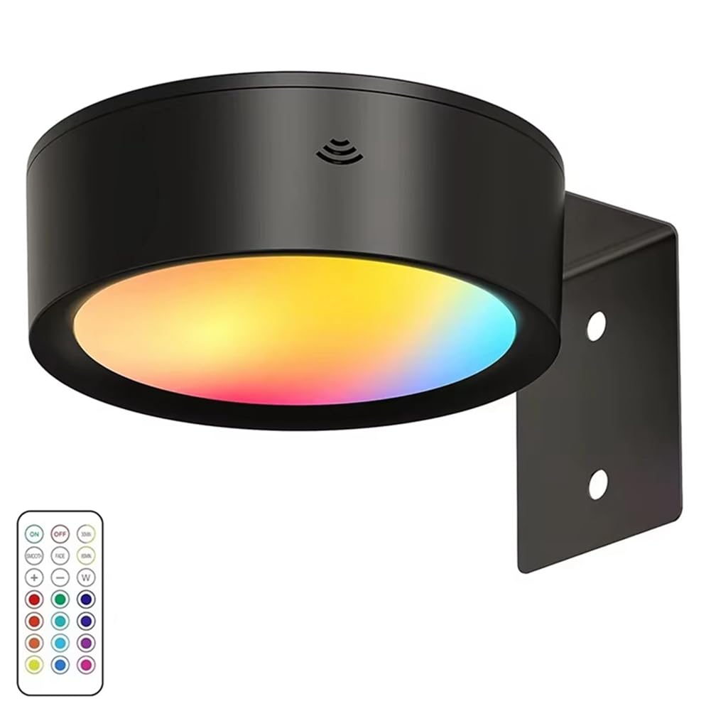 Fangxuee Light/Black Led For Paintings Picture S Art Display Battery Operated Dimmable Painting Spot 13 Ing Modes