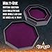 Forged Dice Co. Dice Tray Arena Rolling Tray and Storage Compatible with Any dice Game, D&D and RPG Gaming (Purple)