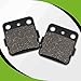 Front and Rear Brake Pads for Yamaha Blaster 200 YFS200 2003-2006, Warrior 350 YFM350 1989-2004, Banshee 350 YFZ350 1988-2009, Wolverine 350 YFM350 1995-2005