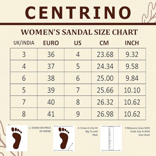 Image of Centrino Women's Sandals | Soft Cushioned Footbed for Extra Comfort | Stylish & Elegant Look for Ladies | Fashionable & Durable Sandal Comfort & Quality (9466)