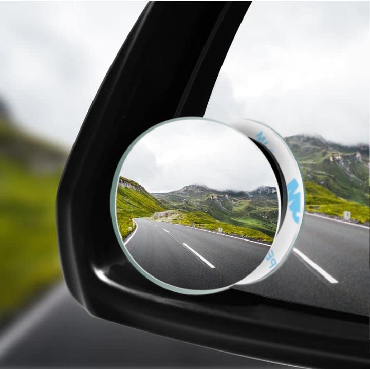 Blind Spot Mirror For Cars Vans Universal 360° Rotatable Adjustable Wide Angled Rear View Mirror Side View mirror for Learner Drivers and Driving Tests