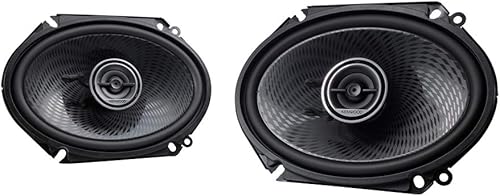 Kenwood KFC-C6896PS - Altavoces de audio para automóvil de 2 vías de 6 x 8