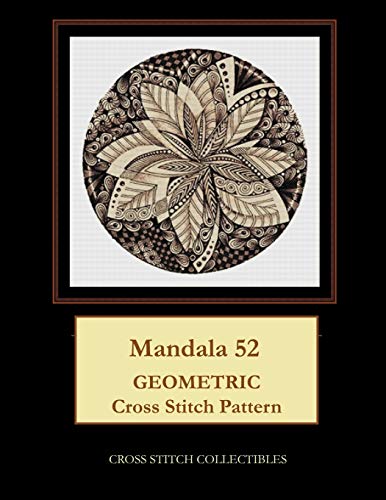 Mandala 52: Geometric Cross Stitch Pattern
