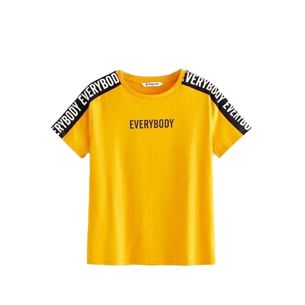 Dagcros Bedrucktes Langarm-T-Shirt für Jungen, aus Baumwolle, mit Kapuze, Combo-BD5+BD6