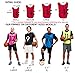 LVL10 Pro Sports Pinnies - Reversible Numbered Pinnies with Premium Fabric, Comfortable Fit and Fade-Resistant Print - Adults Kids (Large, 12 Pack (13-24), Blue/White)