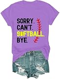 SESMIM Sorry Can't Softball Bye Shirt, Sorry Can't Softball Bye T-Shirt