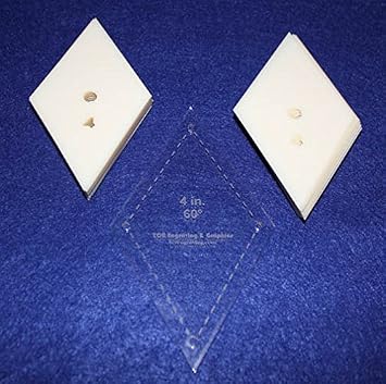 Mylar 4 Inch Diamonds 51 Piece Set - Quilting/Sewing Templates