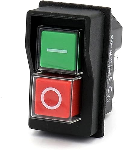 Wtukmo KLD28KJD17 KLD28AKJD17A Interruptores de botón de arranque electromagnético Equipo de máquina herramienta IP55 impermeable seguridad bruja