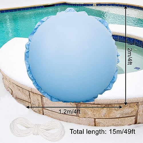Poolkissen Winter,Pool-Luftkissen Winter-Luftkissen, Winter-Pool-Kissen,Pool Mate Winter-Luftkissen Winter-Schluss-Luftkissen, 4x4 Fuß Winter-Luftkissen Für Oberirdische Poolabdeckung(2 Stück)