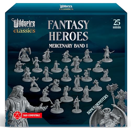 Classic Heroes – Bande de mercenaires I - 25 personnages...