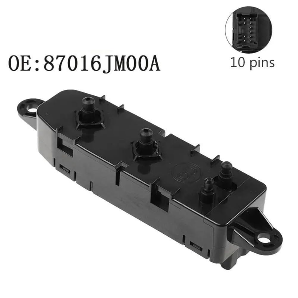 Elektrischer Sitzverstellschalter für Nissan Altima (2013–2016) und Rogue (2008–2013), linker Fahrersitz-Steuerschalter, Teilenummer 87016-Jm00A