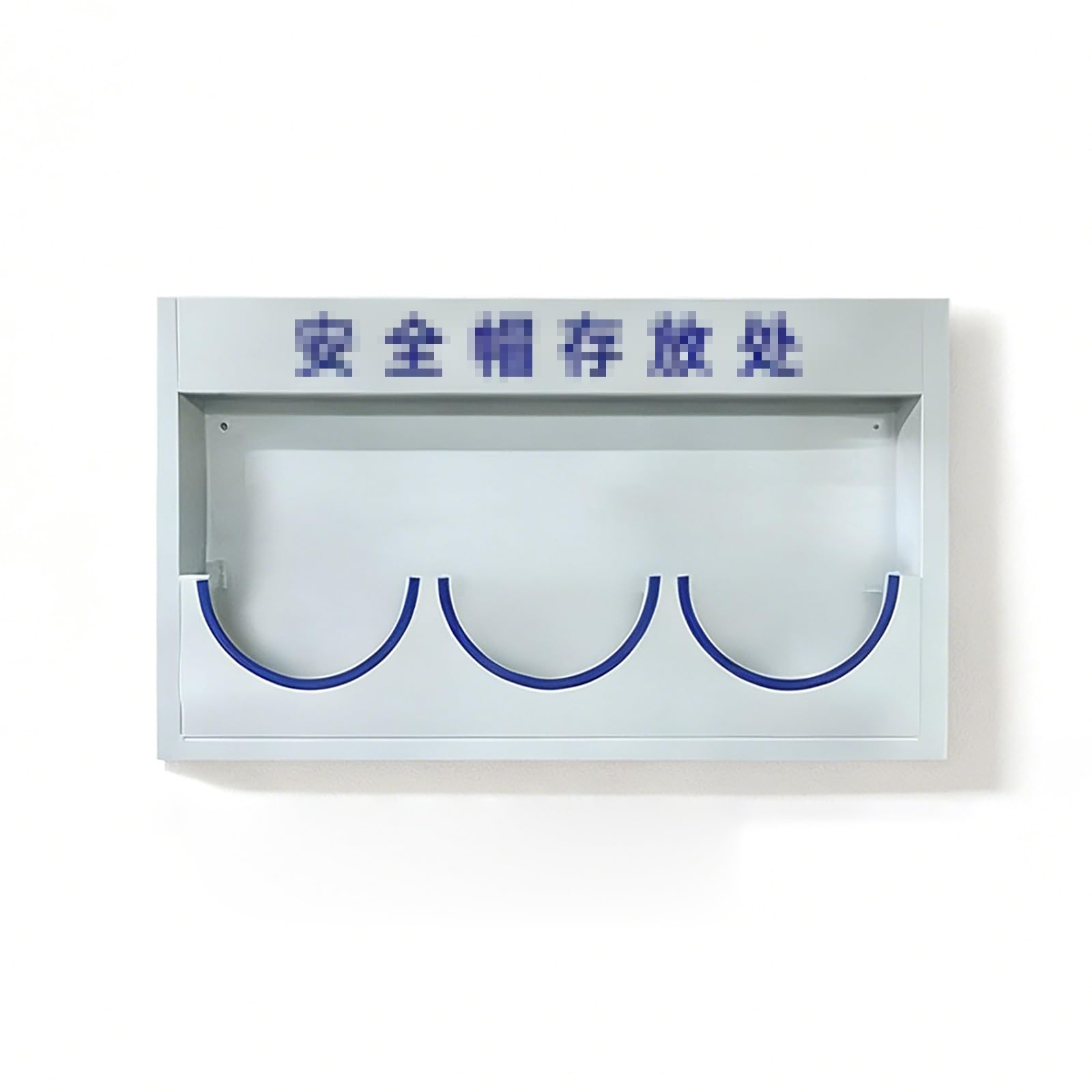 Système de fixation pour casques de chantier 81x45cm contre l'encombrement