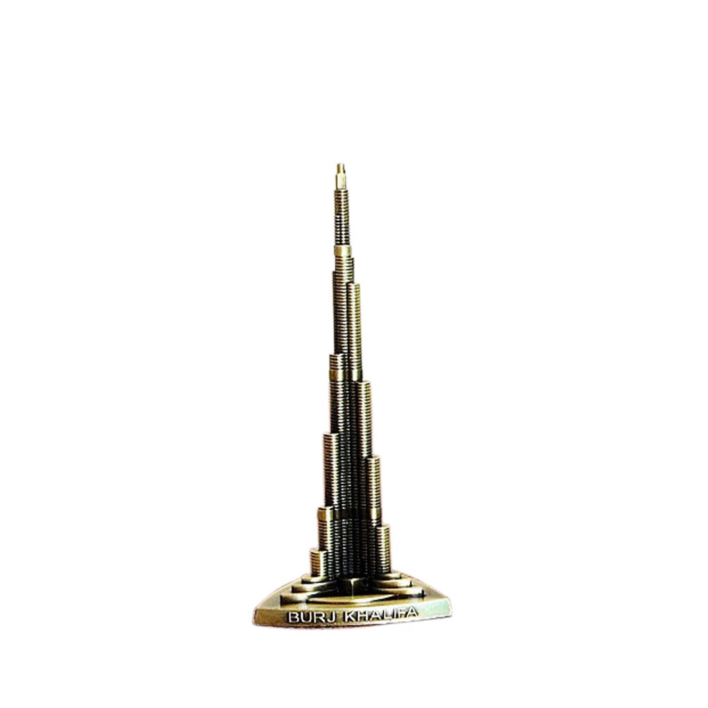 Kbolae Burj Khalifa Dubai Worlds Tallest Building Architecture Model Decoration, 5 * 12Cm