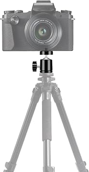 6pcs Mini Universal Ball Heads Tripod Ball Head Camera Screw Mount, 360 Degrees Rotatable Tilt with 1/4 inch Screew for Cameras Smart Phone Tripods Monopods Camcorder LED Light Stand