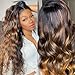 Beauty Forever 7x5 Bye Bye Knots 2.0 Balayage Brown Highlight 3D Body Wave Lace Front Wig Put on and Go Glueless Drawstring Wigs with Pre-Bleached Pre Plucked Pre Cut HD Lace Wig 150% Density 20 Inch