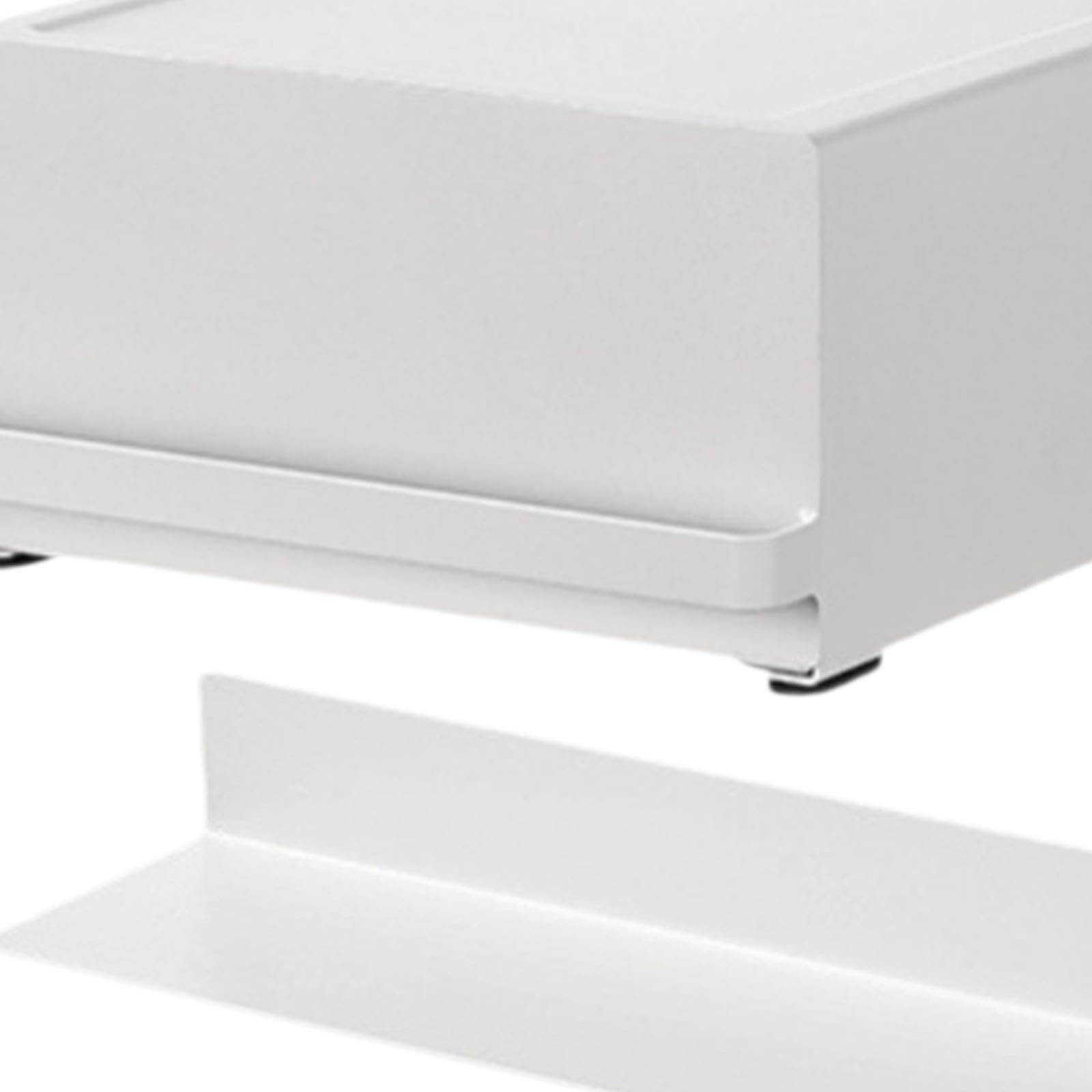 Cajón para Cápsulas de Café Dispensador de Cápsulas de Café Bandeja Deslizante Práctica Soporte para Cápsulas de Café para Electrodomésticos de Encime, Blanco, tal como se describe
