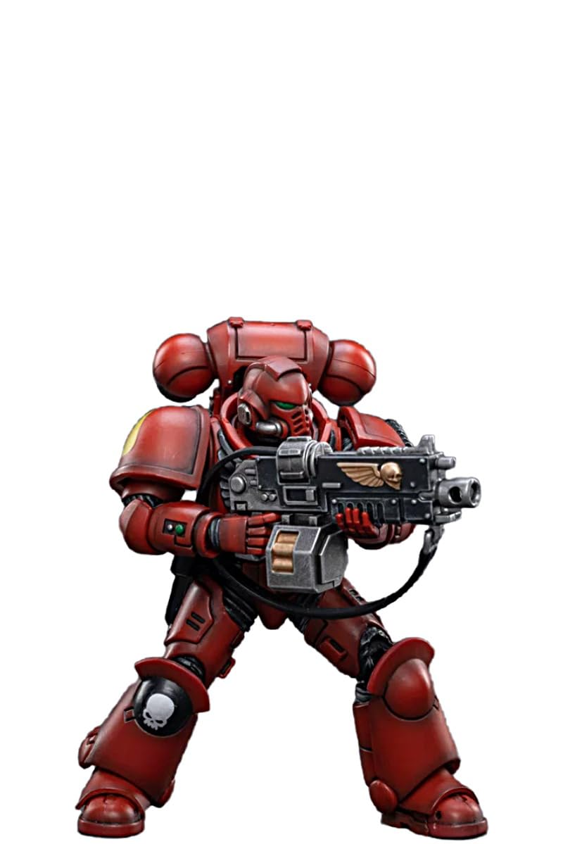 JOYTOY Warhammer 40K 1/18 Action Figure Space Marines Blood Angels Intercessors Brother Marine 02 Modello da collezione
