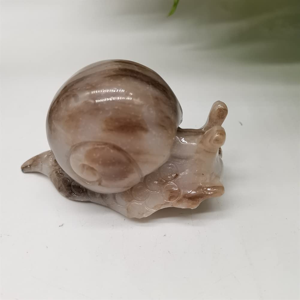 寿山石　彫刻工芸品　カタツムリ 寿山石 彫刻工芸品 カタツムリ